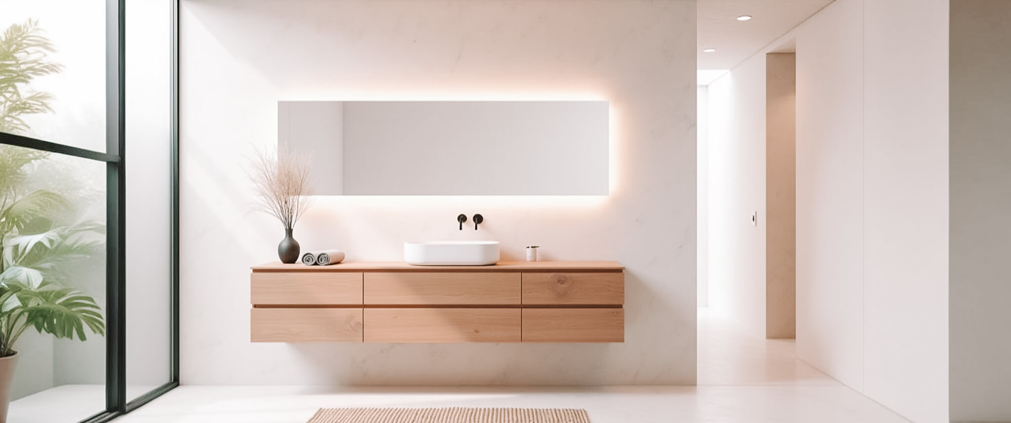DISEÑO DE BAÑO MINIMALISTA
