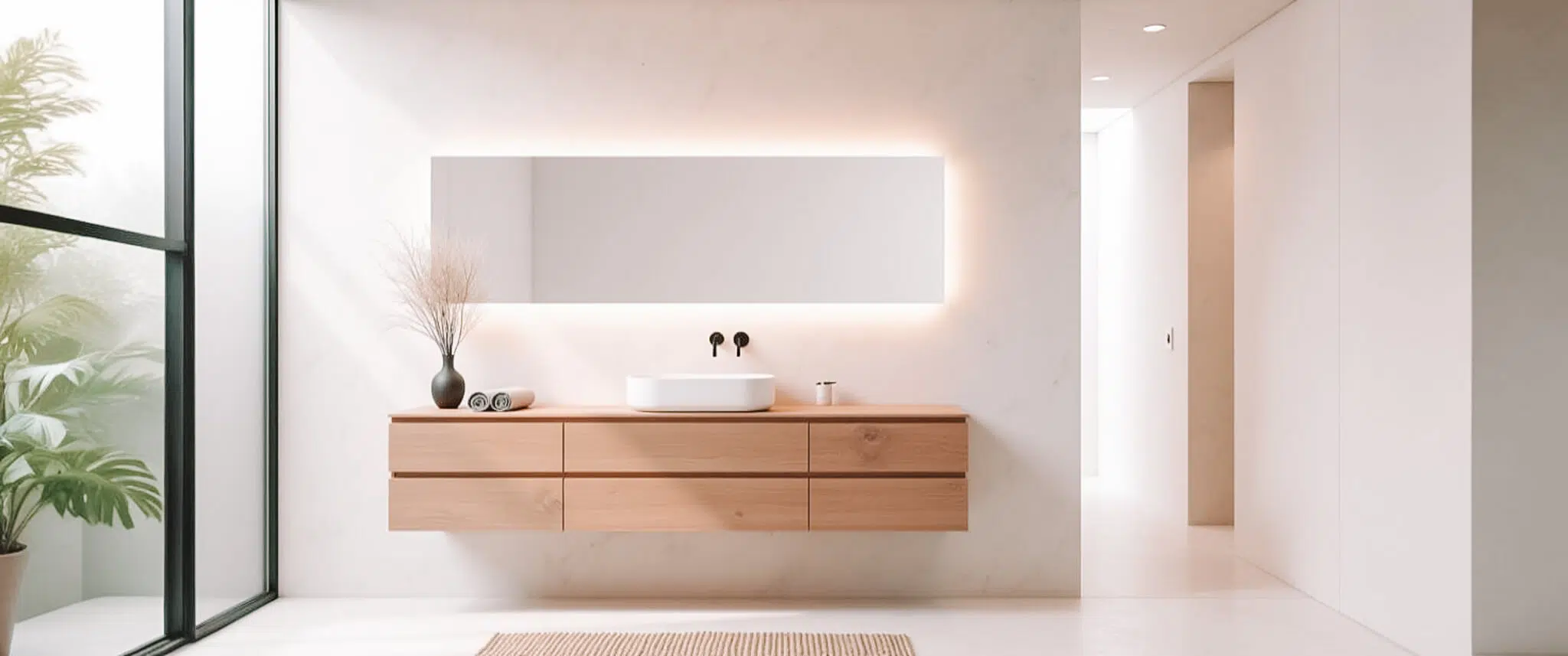 DISEÑO DE BAÑO MINIMALISTA