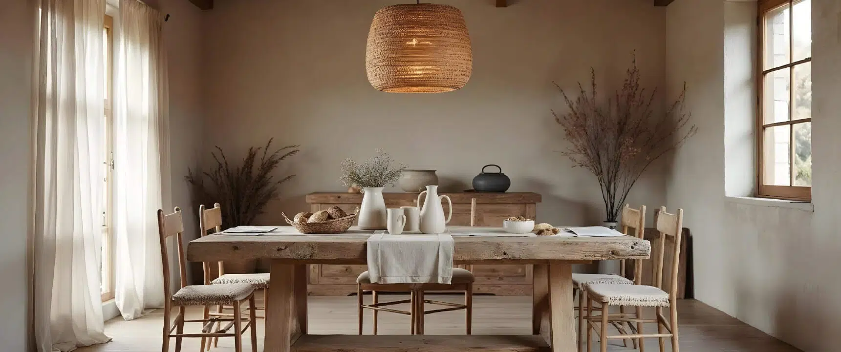 COMEDOR ESTILO RUSTICO